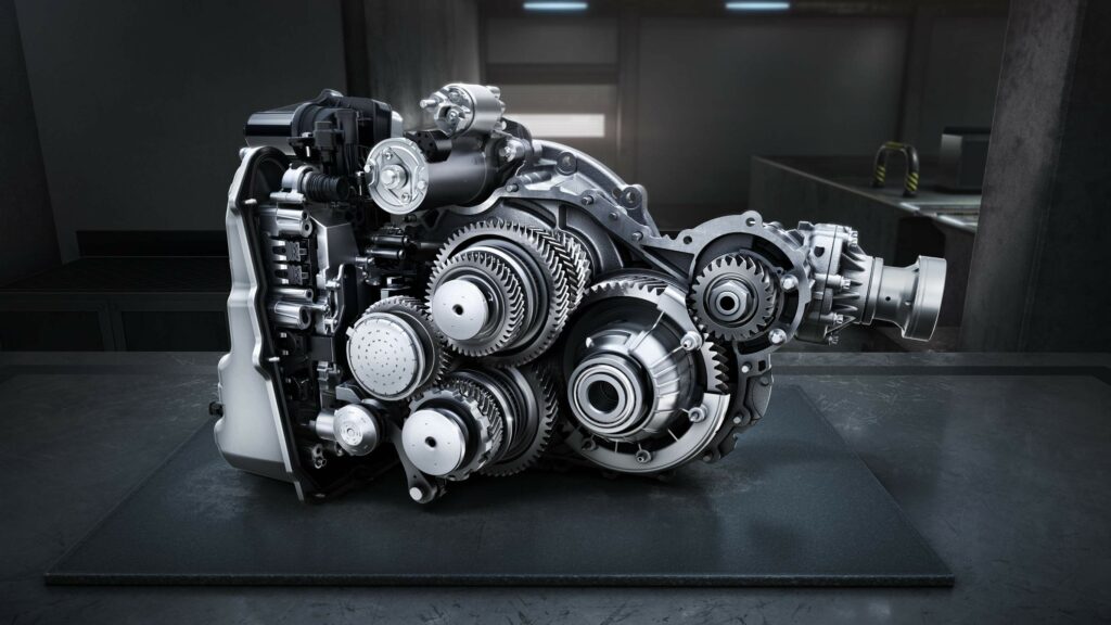La caja de cambios de la deportiva Clase A AMG de Mercedes-Benz