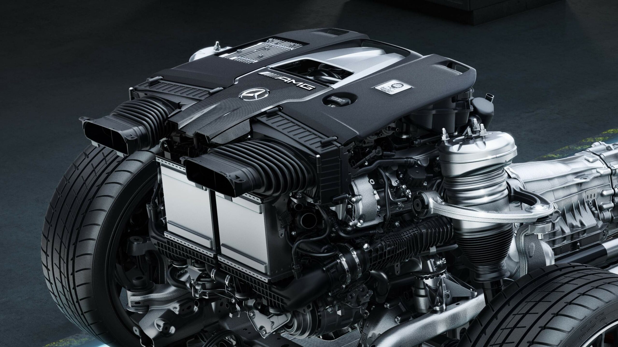 El motor dentro del chasis, Mercedes-Benz GLE Coupe AMG