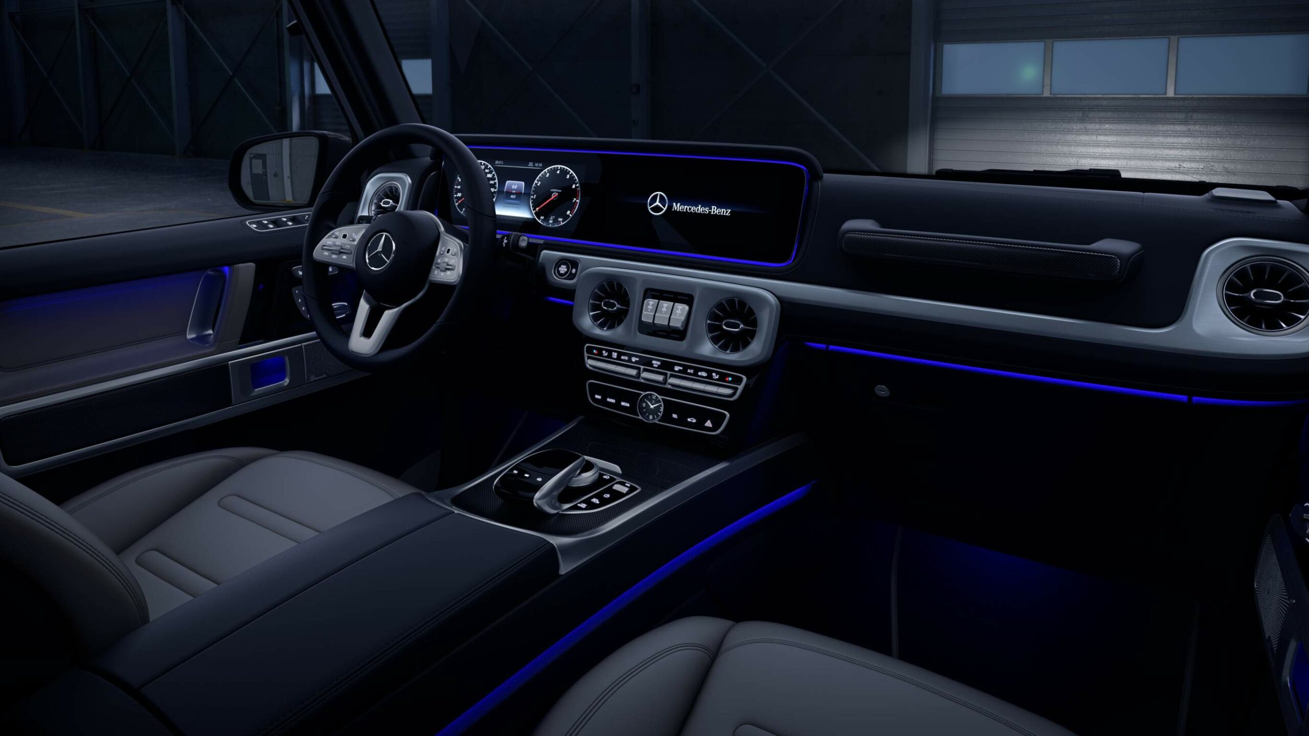 Ambiente interior personalizado dentro de la Clase G SUV de Mercedes-Benz