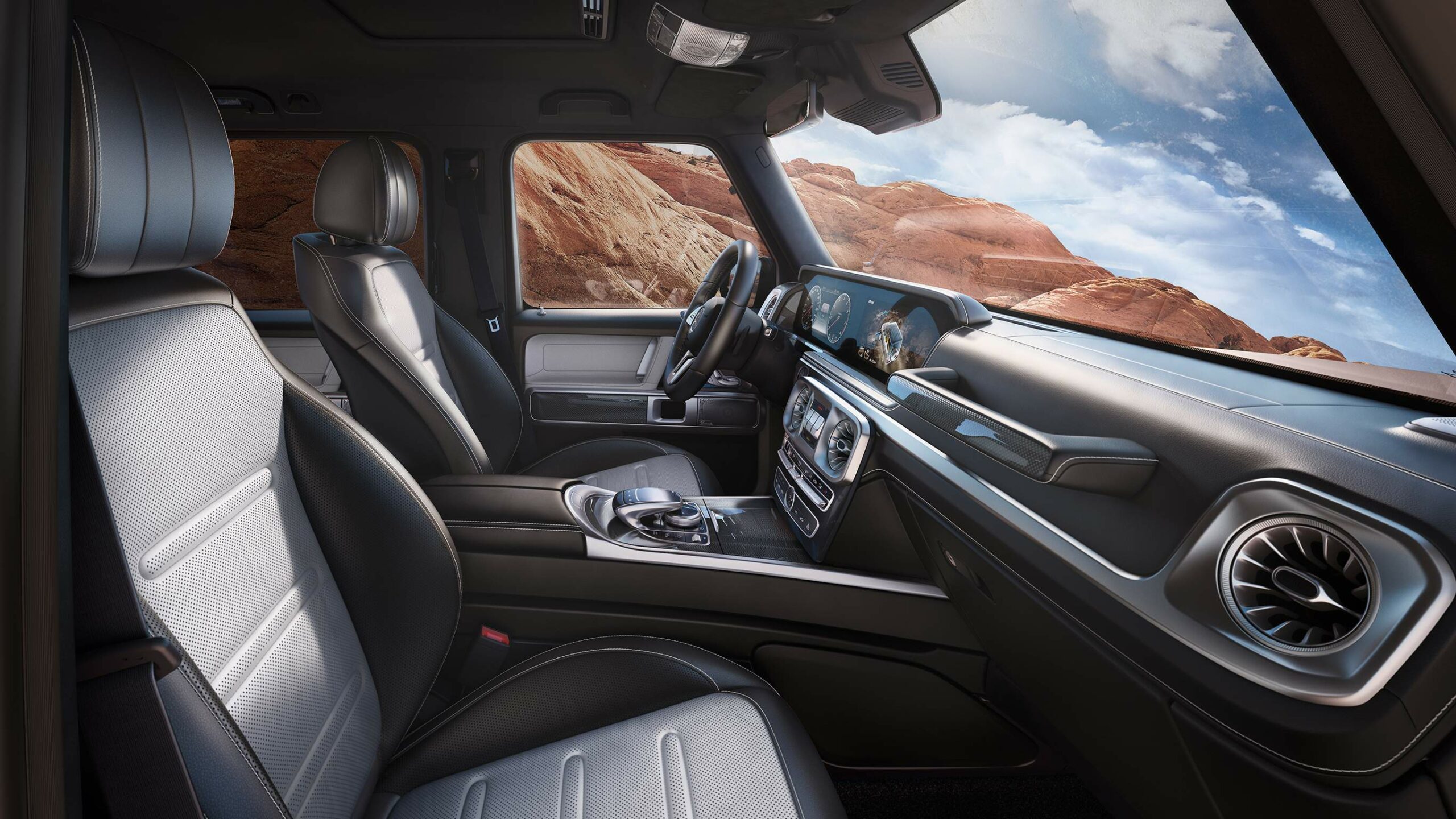 Lujo y confort dentro de la iconica Clase G SUV de Mercedes-Benz