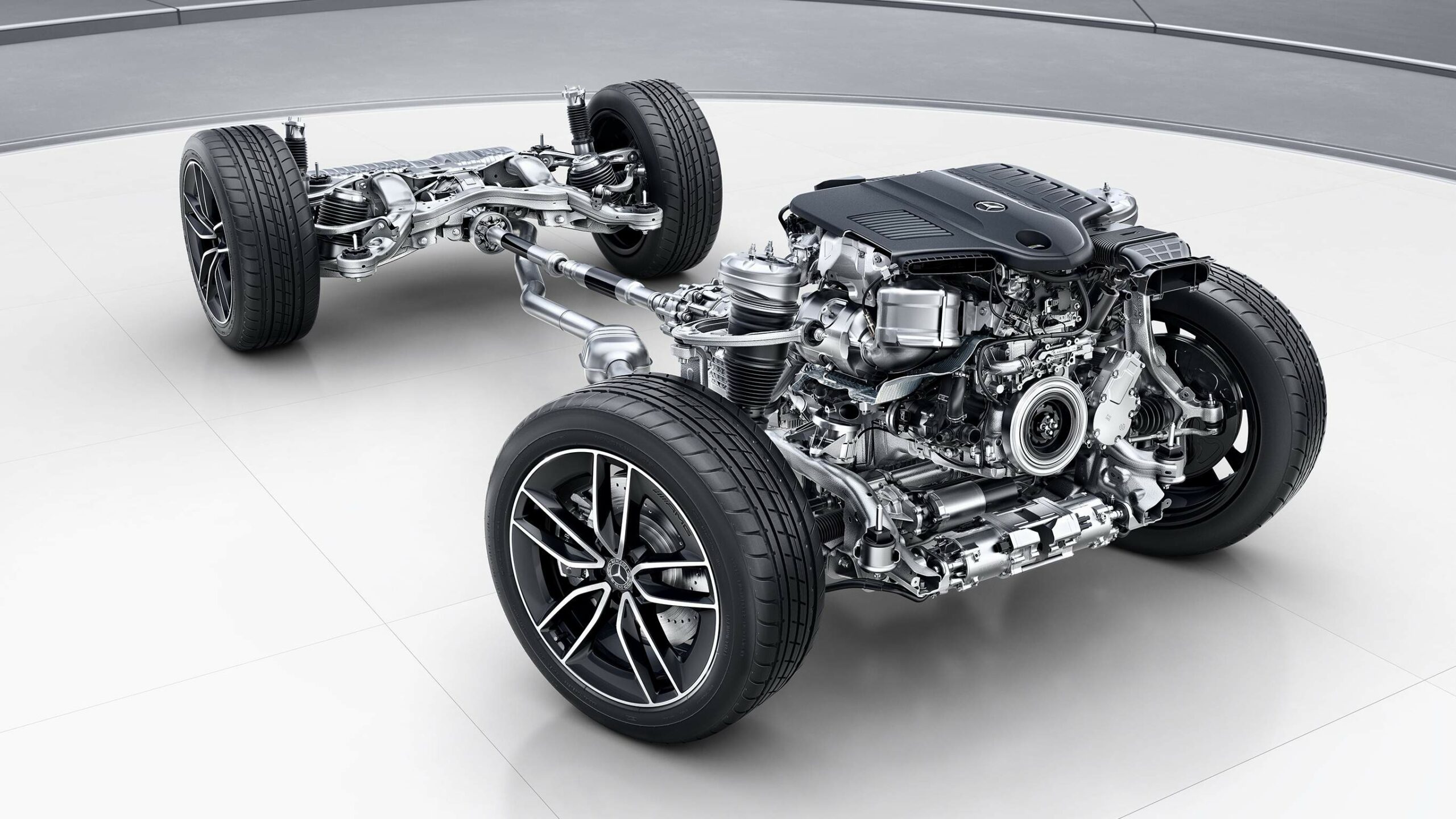 Chasis y suspension con tecnologia de punta de la GLE Coupe de Mercedes-Benz