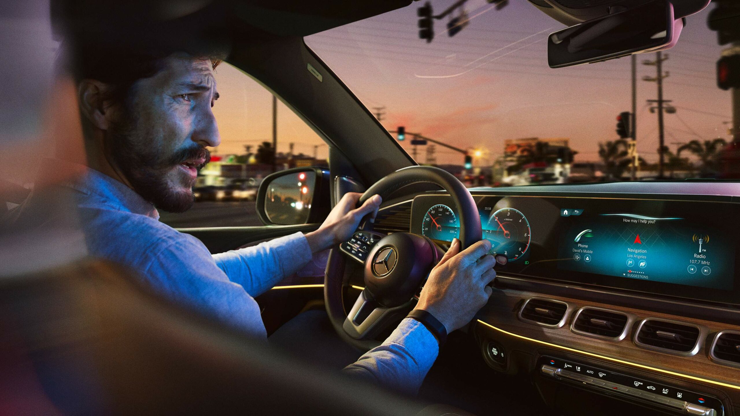 Manejar la GLE SUV de Mercedes-Benz es una experiencia completamente innovadora