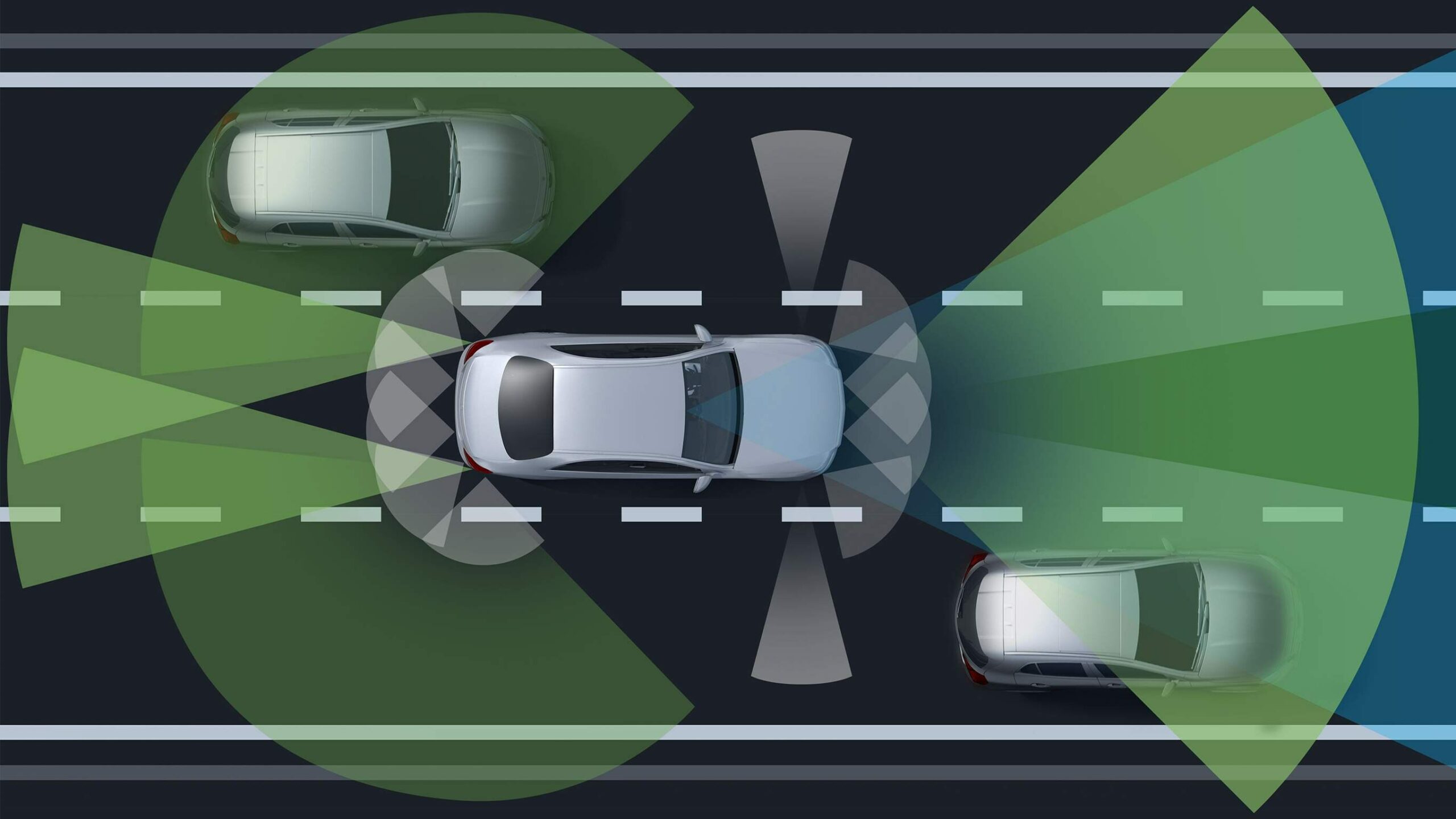 Sistema de manejo inteligente dentro de la GLS SUV de Mercedes-Benz