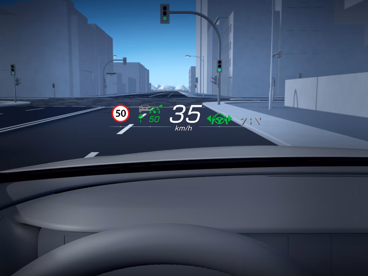 GLE Coupé - Head-up display con realidad aumentada